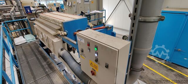 Filtro prensa de cámara Kammerfilterpresse 630 KFP630