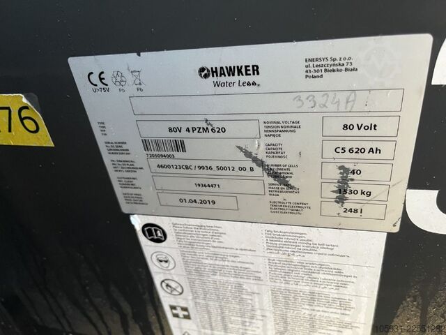 Carretilla eléctrica de 4 ruedas Linde E25H-01/600