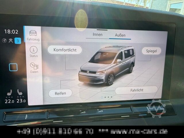 Bestelwagen VW Caddy Maxi Aut. Klima Navi Kamera 2 Schiebetüren