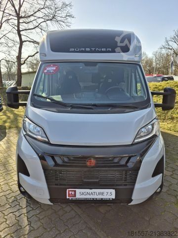 Half-integraal camper BÜRSTNER Signature SFT 7.4 180PS, 18, AHK, Markise