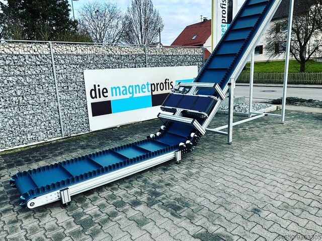 Úhlový pásový dopravník Pelety Magnet die magnetprofis GmbH & Co. KG 