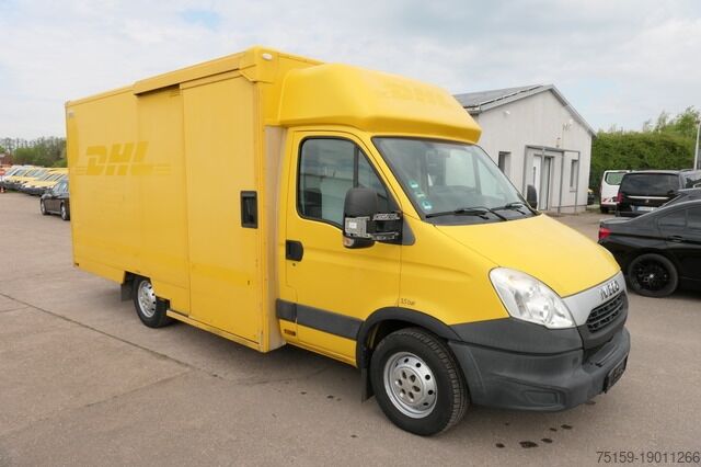 Transporter mit Koffer iveco Daily 35 S11 C30C AUTOMATIK KAMERA Regale LUFT DURCHGANG EURO-5 CoC