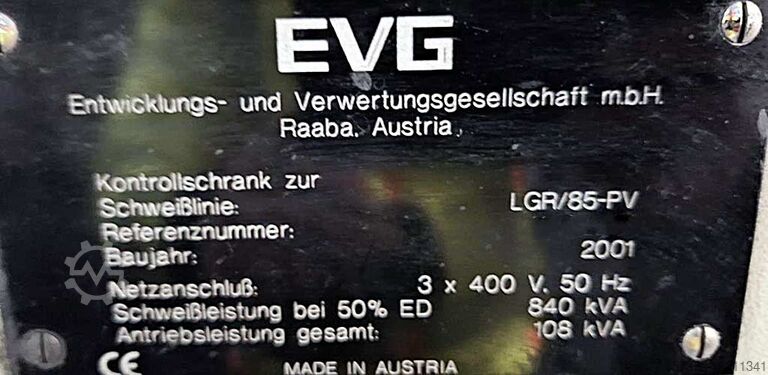 Hálóhegesztő rendszer EVG LGR/85-PV