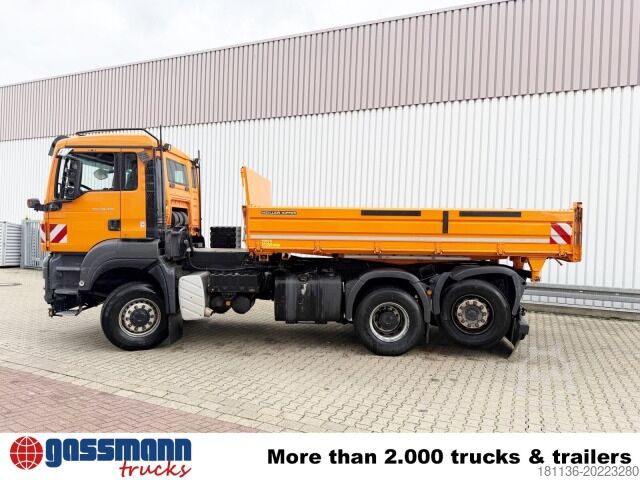 Damperli kamyon MAN TGS 28.400 6x4-4 BL, EEV, Lenk-/Liftachse,