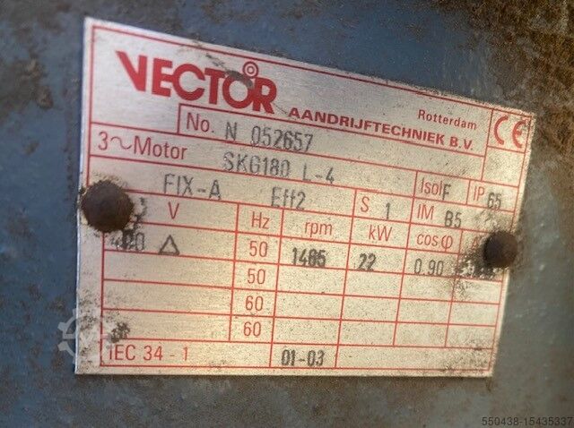Forgószelep VECTOR Aandrijftechniek B.V. 