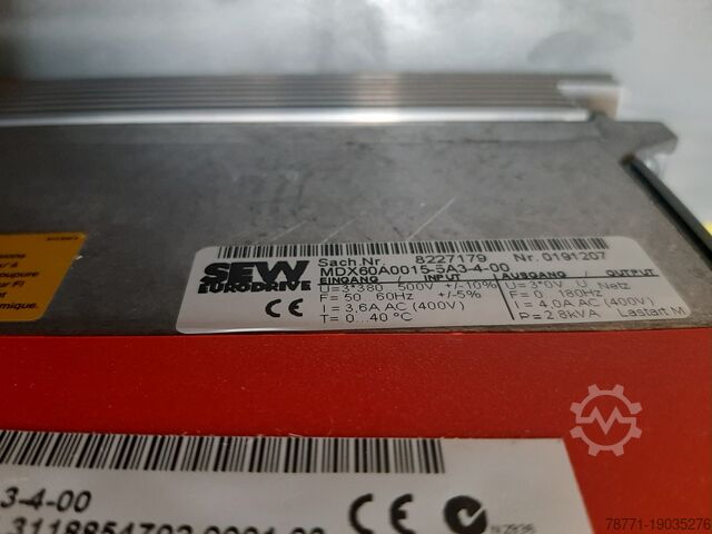 Frekvencia átalakító SEW-EURODRIVE MDX60A00155A3400