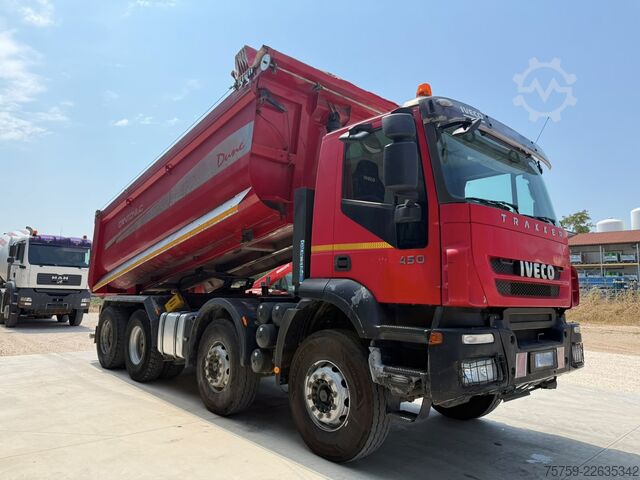 Felépítménycserélő teherautó Iveco Trakker 410T45 Wechsel BETON+KIPPER 40T