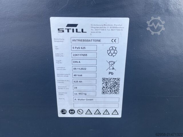 Carretilla eléctrica de 4 ruedas Still RX20-20P | Battery 2022 | Only 823 hours