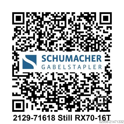 LPG Forklifts STILL RX70-16T | 1.711 Bst. | Triplex