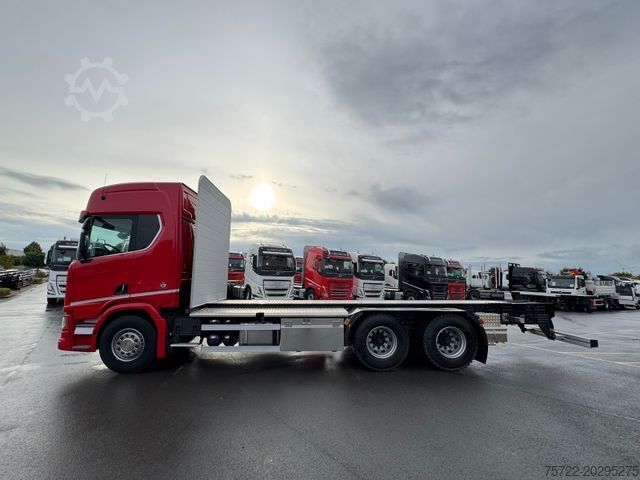 Houttransportwagen SCANIA R5906x4 Fahrgestell/Kran NACH WAHL/SOFORT VERFÜG