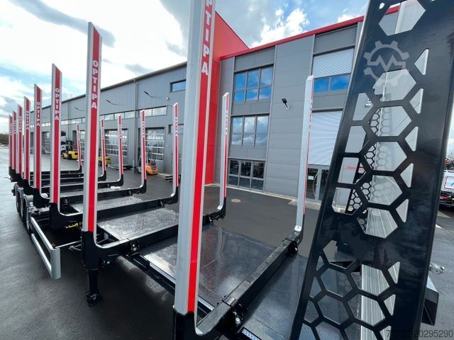 Reboque semirreboque para madeira PAVIC HTS 24 Kurzholz Schemel Auflieger  SONDERPREIS!!