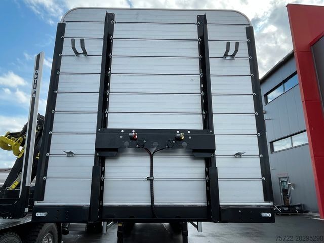 Reboque semirreboque para madeira PAVIC HTS 24 Kurzholz Schemel Auflieger  SONDERPREIS!!