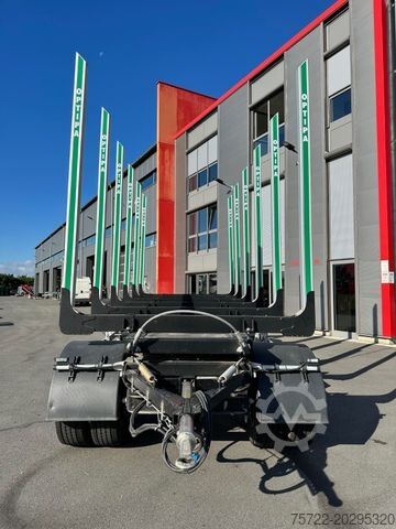 Holztransport Anhänger PAVIC HTA 27 68Z Luft/Luft 3-Achser Zwilling Schemel