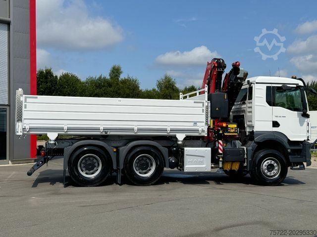 Třístranný sklápěč MAN TGS 26.480 6x4 Krankipper Fassi/SOFORT VERFÜGBAR