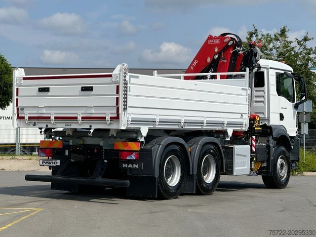 Třístranný sklápěč MAN TGS 26.480 6x4 Krankipper Fassi/SOFORT VERFÜGBAR
