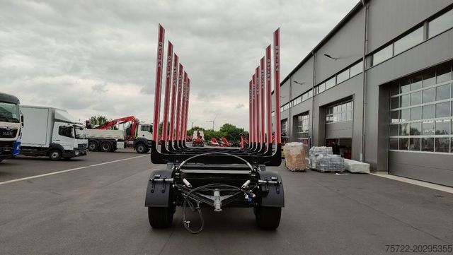 Holztransport Anhänger PAVIC HTA 27 68 Blatt/Blatt 3-Achser Schemel OPTIPA