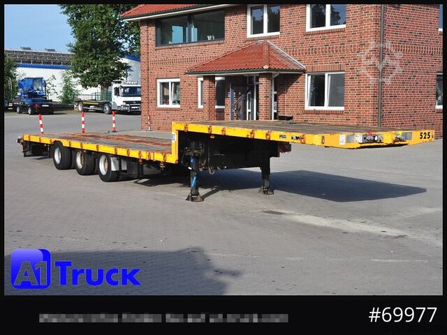 Dieplader oplegger GOLDHOFER STN-3L-37, Tele Tieflader, Lenkachse,