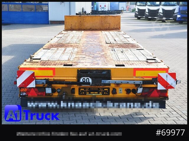 Niski poluprikolica GOLDHOFER STN-3L-37, Tele Tieflader, Lenkachse,