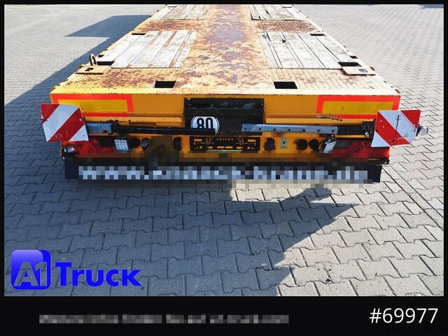 Dieplader oplegger GOLDHOFER STN-3L-37, Tele Tieflader, Lenkachse,