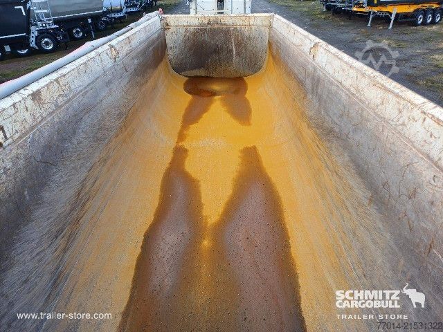 Semi-remorque benne Schmitz Cargobull Tipper Steel half pipe body