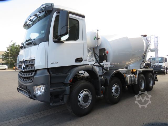 Caminhão betoneira MERCEDES-BENZ Arocs 4142B 8x4 EURO3 mit Stetter AM 10m3 FHC