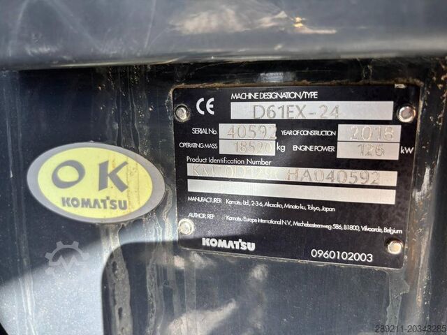 Egaliseermachine Komatsu D 61 EX-24 (GPS Prepared)