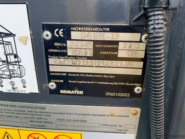 Egaliseermachine Komatsu D 61 PX-23