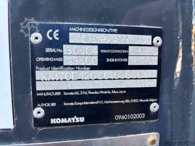Egaliseermachine Komatsu D 61 PX-23