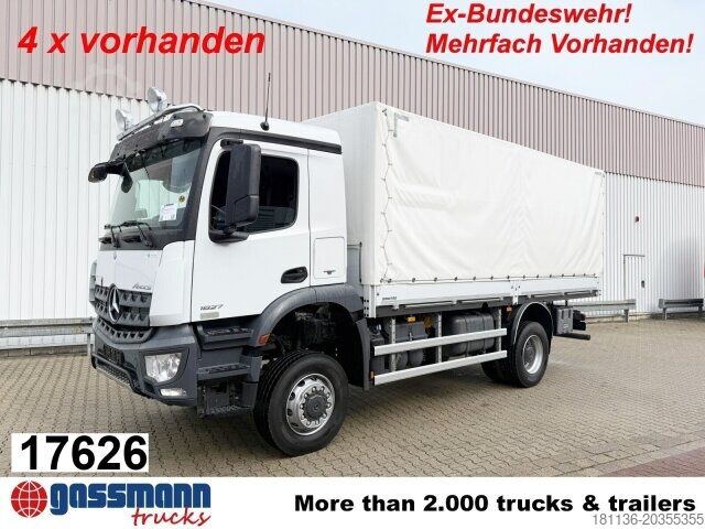 Vrachtauto met open laadbak Mercedes-Benz Arocs 1827 A 4x4, Ex-Bundeswehr!