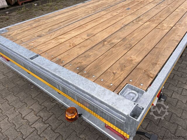 Open trailer Möslein THT 11 G Ausziehbar  11,9 t Tandemanhänger- Tieflader, ausziehbarLuftgefedert