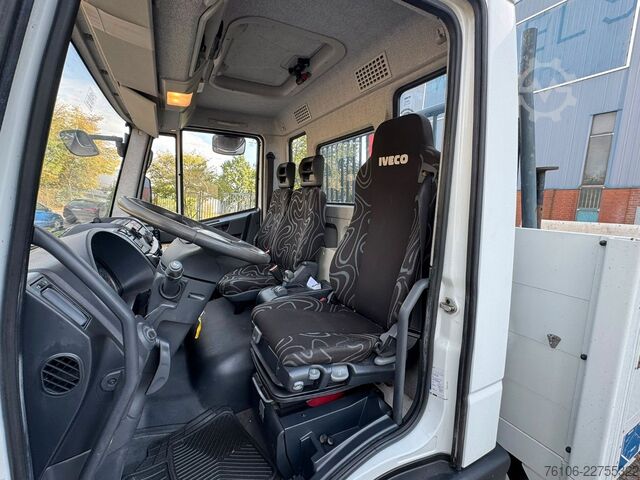 Furgão pick-up IVECO 75E16 Pritsche mit Kran Fassi