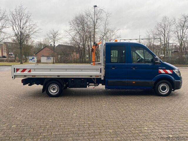 Pick-up bestelwagen MAN TGE 3.180 Pristche mit Kran *Doppelkabine*Ahk*