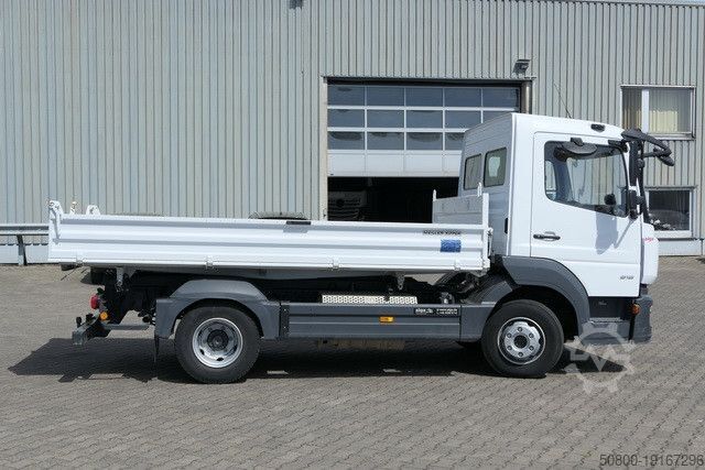 Kiepwagen bestelauto MERCEDES-BENZ 818 K Atego 4x2, Meiller, 19tkm, 2x AHK, Klima