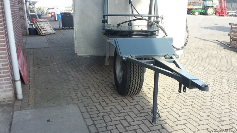 Kunstgødning  Mestcontainer met neuswiel