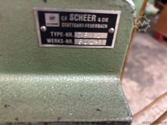 Deuvelboormachine Scheer DB12