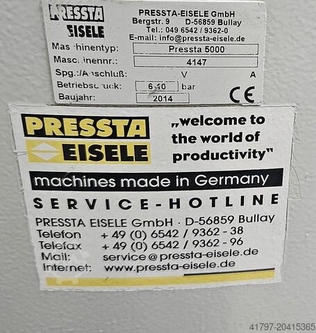 Pressa per giunzione angoli Pressta Eisele Pressta 5000 Pressta Eisele Pressta 5000