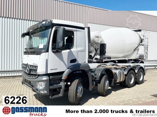 Mobiele betoncentrale Mercedes-Benz Arocs 3240 8x4, 9/10m³ Mischer