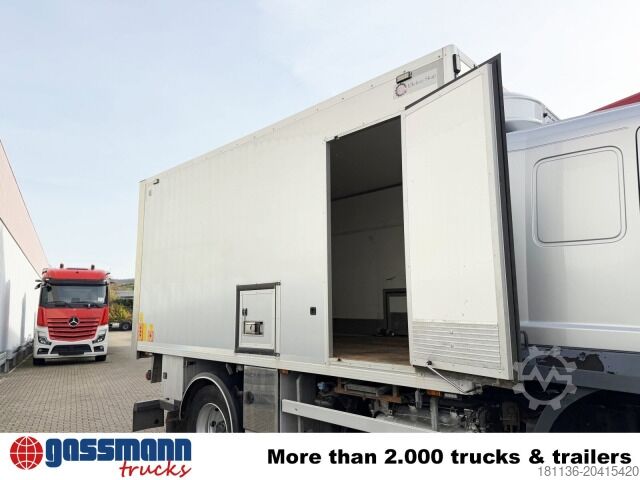 Kassevogn Mercedes-Benz Atego 1330 4x4, Iso-Koffer mit Heizung, LBW
