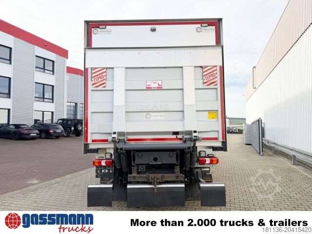 Kassevogn Mercedes-Benz Atego 1330 4x4, Iso-Koffer mit Heizung, LBW