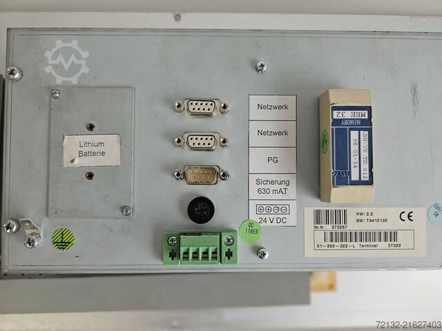 Control panel for extruder Lisec LBH-25V