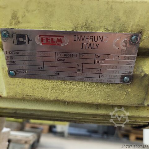 Függőleges centrifugális vegyipari szivattyú FIP ALFA 65-40 V2CM 40m3/h H:40m 16,5kw