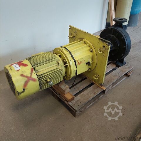 Függőleges centrifugális vegyipari szivattyú FIP ALFA 65-40 V2CM 40m3/h H:40m 16,5kw