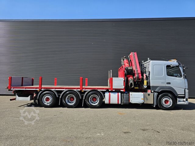 Platforma ładunkowa Volvo FM 460 8x4-4 / FASSI 36.5 t/m -8 x EXTENSION + ...