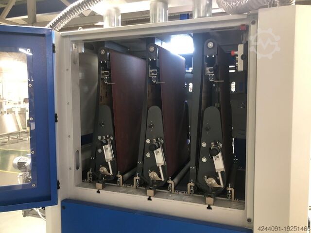 Machine voor het ontbramen/polijsten van plaatwerk GECAM G65RRR with Wet Dust Extractor