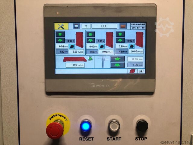 Machine voor het ontbramen/polijsten van plaatwerk GECAM G65RRR with Wet Dust Extractor