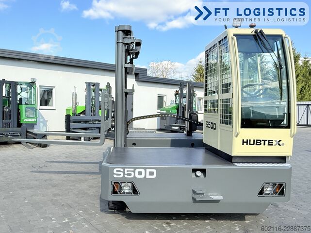 Zijlader heftruck Hubtex S50D TRIPLEX 6300 FREE-LIFT PLATFORM1600