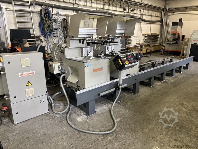 Serra de esquadria dupla elumatec DG 142 + E 255