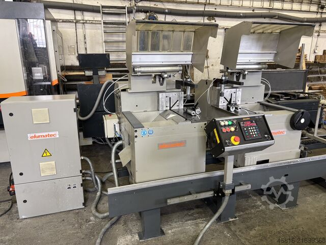 Serra de esquadria dupla elumatec DG 142 + E 255