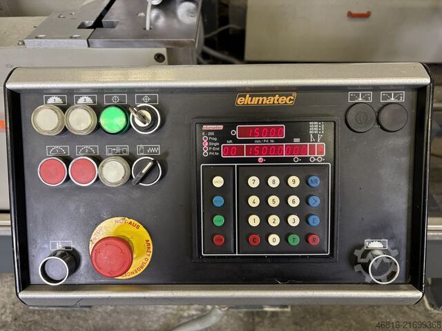 Serra de esquadria dupla elumatec DG 142 + E 255