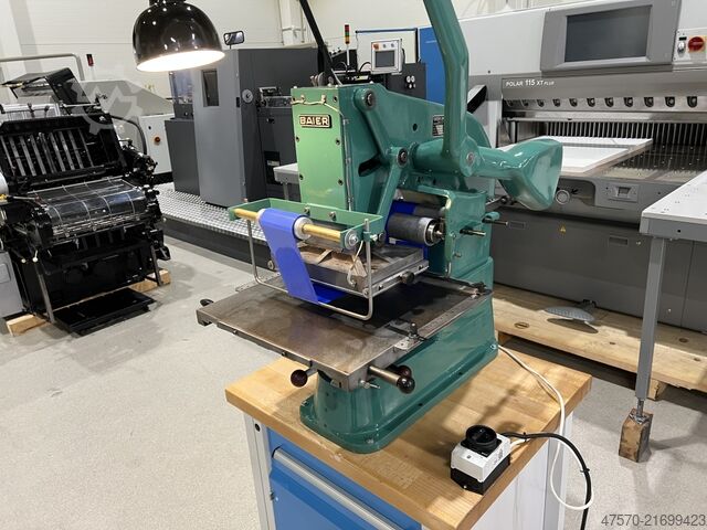 Hot Stamping Press Baier Geba Hot Stamping Press